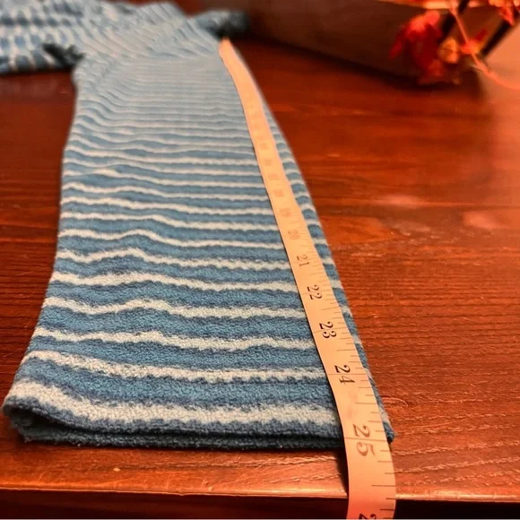 Columbia half zip large blue striped thermal fleece - Picture 5 of 12